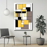 Painting by Numbers Abstract Art Geometry Rectangles I
